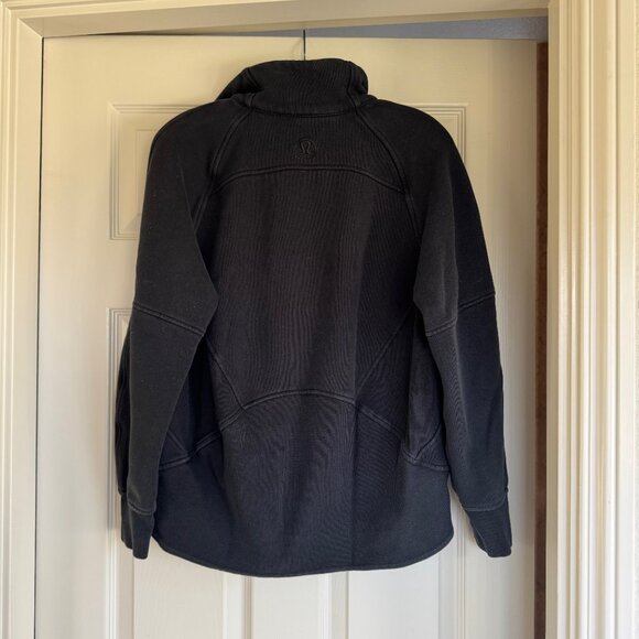 Lululemon Scuba Oversized Funnel-Neck Half Zip *Long Black Size XS/S - Picture 5 of 7